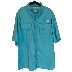 Camisa de pesca al aire libre Magellan calce relajado para hombre talla 3XL verde azulado - Imagen 1 de 11