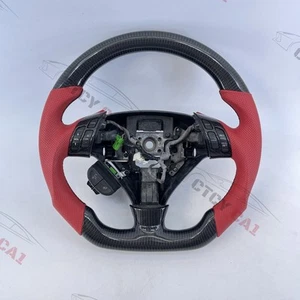 Custom matte Carbon Fiber Steering Wheel for Acura 2004 -2008 TSX /Honda CL9 - Picture 1 of 8