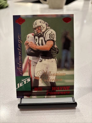 1999 Collector's Edge Advantage Galvanized /500 Wayne Chrebet #107 - Image 1 of 4