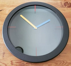 Vintage 80s Post Modern Empire Art Wall Clock Rare - Picture 1 of 3