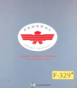 Federal Press 2-10, 22 32 45 60 75 110 150, manual eléctrico y de servicio 1980 - Imagen 1 de 11