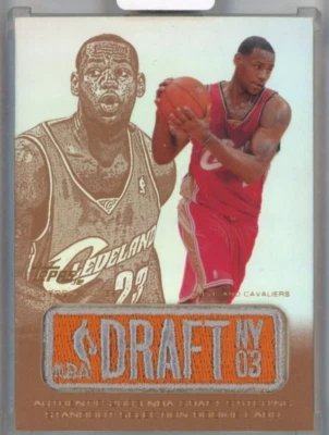 2003-04 Topps Jersey Edition LeBron James /99 Standout Selection RC Copper #LJ - Image 1 of 2