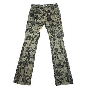 Men FWRD DENIM & CO. Digital Camo Stacked Denim Jeans - Picture 1 of 11