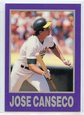 1990-91 STATZ All-Sport Stars - #NNO - Jose Canseco - Oakland A's