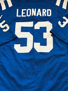 🔥🔥Darius Leonard NFL Indianapolis Colts Nike Game Jersey Royal - Size Large - Picture 1 of 12