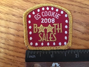 Girl Scout Patch - "Girl Scout Cookie 2008 Booth Sale- Girl Scouts" - NEW- Qty 1 - Picture 1 of 1