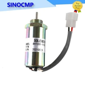 4LE1 4LE2 Fuel Stop Solenoid 897209-1152 MV2-40 For Isuzu Hitachi Excavator - Picture 1 of 6