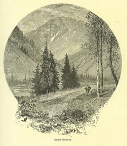 Colorado Teocalli Mountain 1874 Thomas Moran genuine antique! - Picture 1 of 1
