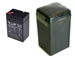 Batteriegehäuse mit Batterie 6V 4,5Ah passt f. EMW BMW R35 R25 R24 R24 R20 AWO - Bild 1 von 1