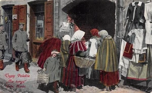Typy Polskie "Na targu" Poln. Markt Postkarte AK - Bild 1 von 2