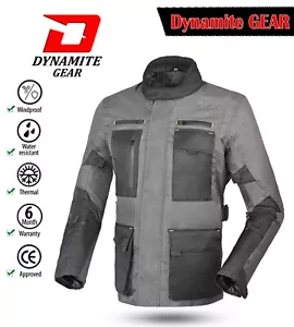 Chaqueta de Motocicleta Hombre Ventilador CE-Armadura-Textil Impermeable Chaqueta de Turismo 3XL - Imagen 1 de 5