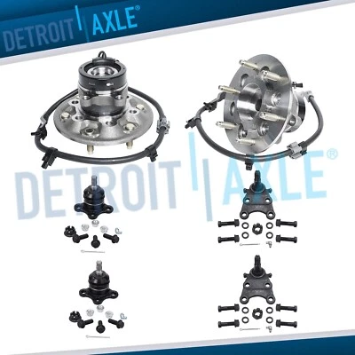 Buje de cojinete de rueda delantera 2x2 rótulas inferiores para Chevrolet Colorado GMC Canyon Foto 1 de 4