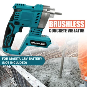 Brushless Electric Concrete Vibrator For Makita 18v Battery Handheld Vibrating - Picture 1 of 11