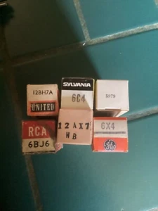 SEEBURG LIBRARY UNIT PRE AMP TUBE SET. PA 2 and 4 - Picture 1 of 1