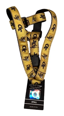 All Star Dogs-Georgia Tech Yellowjacket Official-License Collegiate Harness SM🐝 - Image 1 of 4
