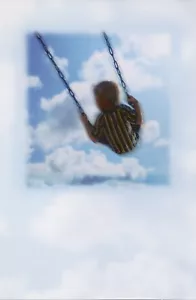 Tarjeta de adiós y buena suerte a cualquier persona de AMERICAN GREETINGS, boy swing + sobre - Imagen 1 de 5