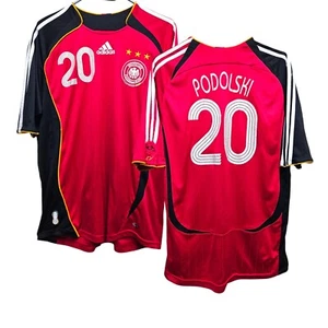 Deutschland DFB Trikot Gr. 176 S M #20 Podolski WM 2006 Herren adidas auswärts - Bild 1 von 16