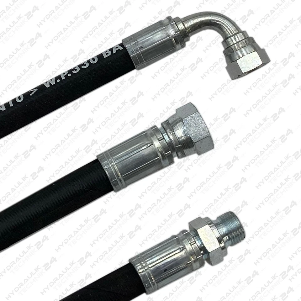 Tubo Flessibile Idraulico 2SC DN6 NW6 Pollici 1/4 " Dkr DKR90 AGR - Immagine 1 di 1