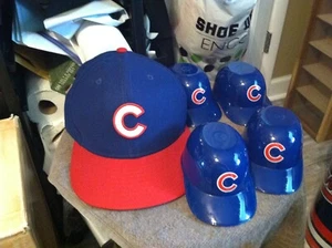 Gorra New Era Chicago Cubs 59FIFTY C Red Bill Azul Ajustada Para Hombre Talla: 7 1/4 Sombrero +4 - Imagen 1 de 11