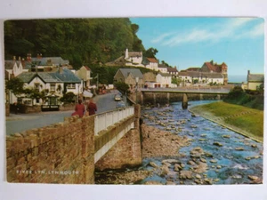 River Lyn Lynmouth Devon Vintage Picture Postcard - Picture 1 of 2
