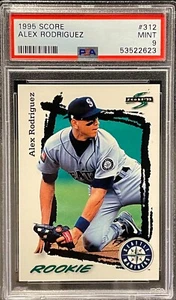 1995 SCORE #312 Alex Rodriguez PSA 9 -ROOKIE - Picture 1 of 2