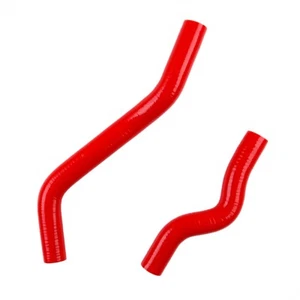 Red SILICONE RADIATOR HEATER HOSE For Honda Civic EP2 Chassis 2000-2005 01 D16V1 - Picture 1 of 7