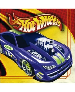 2003 Hallmark Hot Wheels Party Servietten Menge 4 Packungen 16 pro = 64 Stck. 10" x 10" - Bild 1 von 4