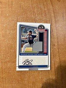 2023 Stars & Stripes - River Ridings - Collegiate Signatures Auto Relic