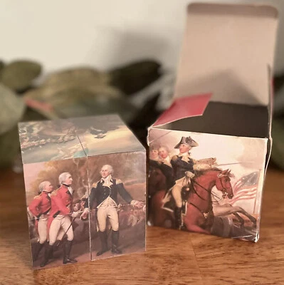 Cubo de Arte Mágico Hecho en Museo Colección Independencia Americana John Trumbull Foto 1 de 4