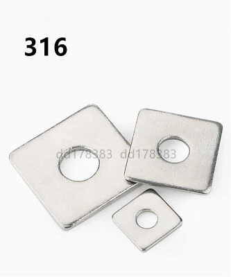 Tuercas cuadradas de acero inoxidable 316 M10 M12 M16 M20 Foto 1 de 4