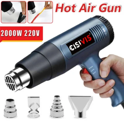 2KW Professional Hot Air Gun Heat Gun Variable Temperature Control Paint Remover - Image 1 of 4