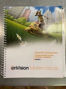 enVision Mathematicas Grade 1 Spanish Companion:Tch Support For Bilingual Class - Picture 1 of 1