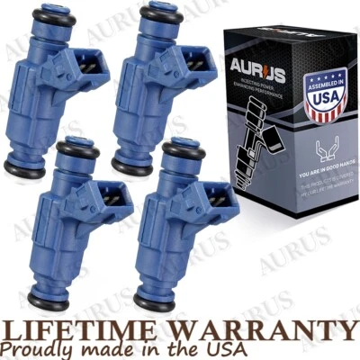 4 inyectores de combustible OEM AURUS NUEVOS para Audi A4 Quattro 2001 2002 2003 2004 2005 1,8 L Foto 1 de 4