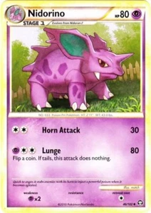 Nidorino - 46/102 - Uncommon x1 - Lightly Played - HS Triumphant - Picture 1 of 1