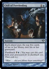 CHILL OF FOREBODING ~mtg NM Dark Ascension Unc x4