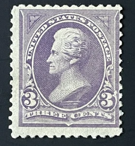 US Stamps; Scott #253  Regular Issues: 3c 1894 Purple M NG $120 F/VF - Picture 1 of 6