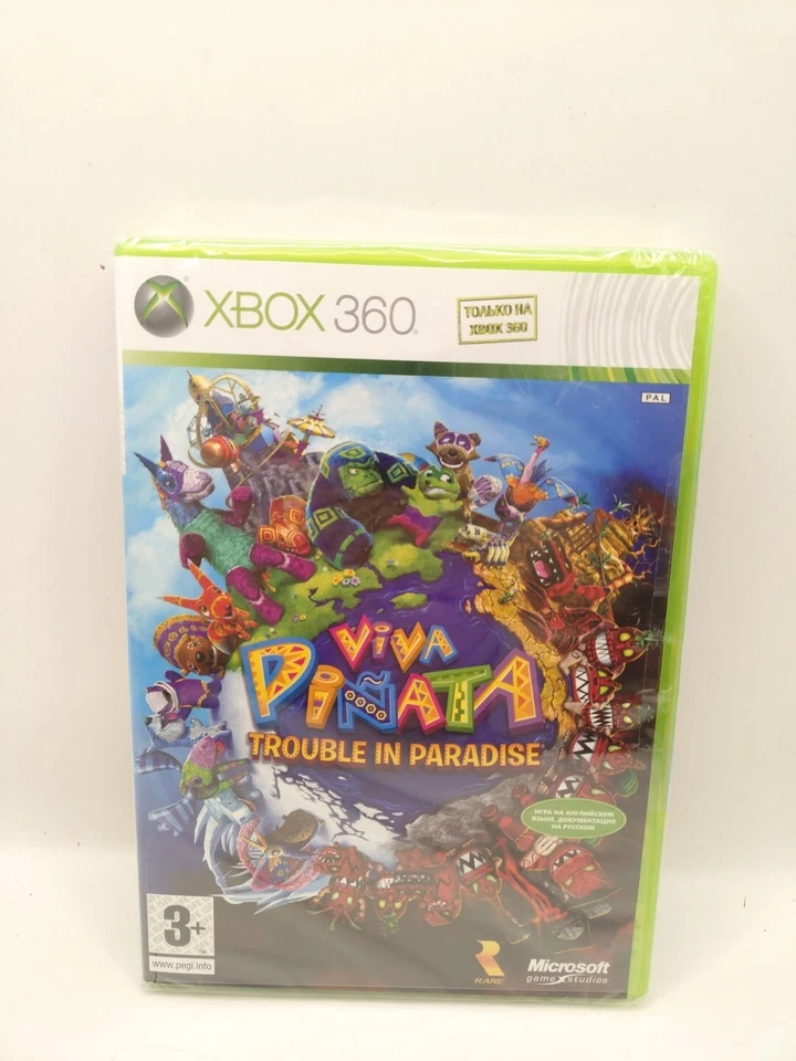 Viva Pinata Xbox 360 Game Trouble In Paradise New Sealed Russian Edition - Image 1 of 4