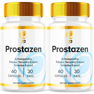 (2 Pack) Prostazen Pills - Supports Prostate Health & Vitality - 120 Capsules - Picture 1 of 6
