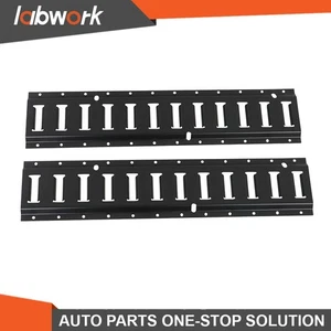 Labwork Track Tie Down Rail Kit 2' (2 Pack) for Garages, Vans, Trailers - Picture 1 of 9