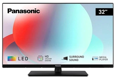 Panasonic HD Ready LED TV TS-32N30AEY 32" USB Media Player Black - Image 1 of 4