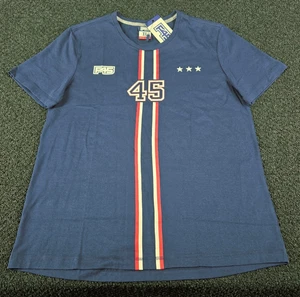 NWT Functional Forty Five F45 Training T-Shirt XL Blue Uniform Tee Peacoat Stars - Picture 1 of 10