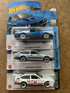 HOT WHEELS - Lotto 3X ALFA ROMEO GTV6 3.0 (2023/2024) - Foto 1 di 5