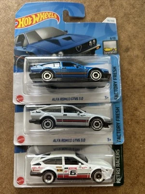 HOT WHEELS - Lotto 3X ALFA ROMEO GTV6 3.0  (2023/2024) - Immagine 1 di 4
