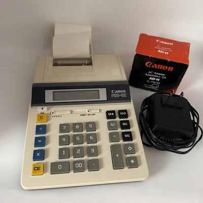 Canon Electric Calculator P20-DX Adding Machine Desktop Tested w/Power Adapter - Image 1 of 4