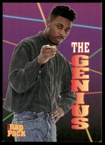 Tarjeta coleccionable Premier Rap Pack #38 The Genius/GZA Wu-Tang música hip hop - Imagen 1 de 2