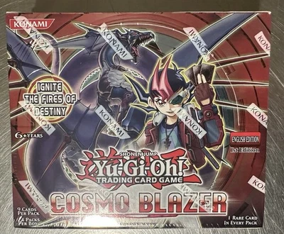 Yugioh Cosmo Blazer 1st Edition Booster Box Factory Sealed English - Image 1 of 4