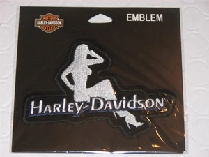 HARLEY DAVIDSON SEXY CHARLOTTE PIN UP PATCH NEW IN PACKAGE 5" X 3 9/16" - Picture 1 of 2