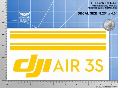 DJI Air 3S Drone Case Decal  for Nanuk Pelican GoProfessional GPC & More - Image 1 of 3