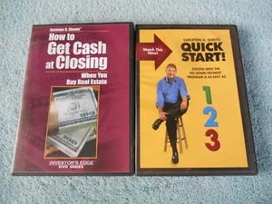 CARLETON H. SHEETS QUICK START! DOWN PAYMENT HOW TO GET CASH AT CLOSING 2 DVD'S - Imagen 1 de 19