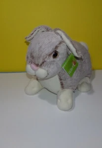 Kellytoy Light Brown Fluffy Bunny Rabbit Short Ears 16" Plush Stuffed Animal  - Bild 1 von 4
